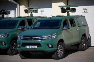 Toyota Hilux Vehicles with Our Surveillance Systems for Polish Border Guard