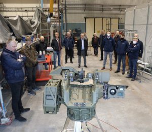 EVPU Defence team visits BAE Systems Hägglunds in Sweden