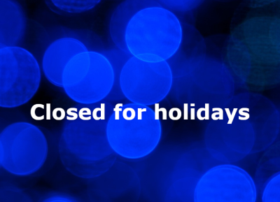NOTICE - Christmas holidays from 23rd…
