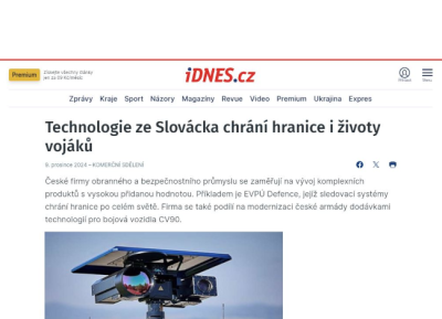 Read about us: Technology from Slovácko…